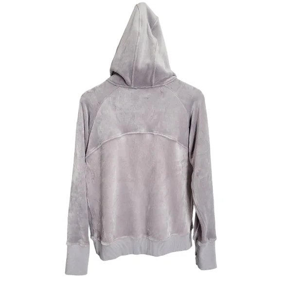 Athleta Triumph Hoodie In Double Cozy Karma in Norwegian Grey - Picture 14 of 16